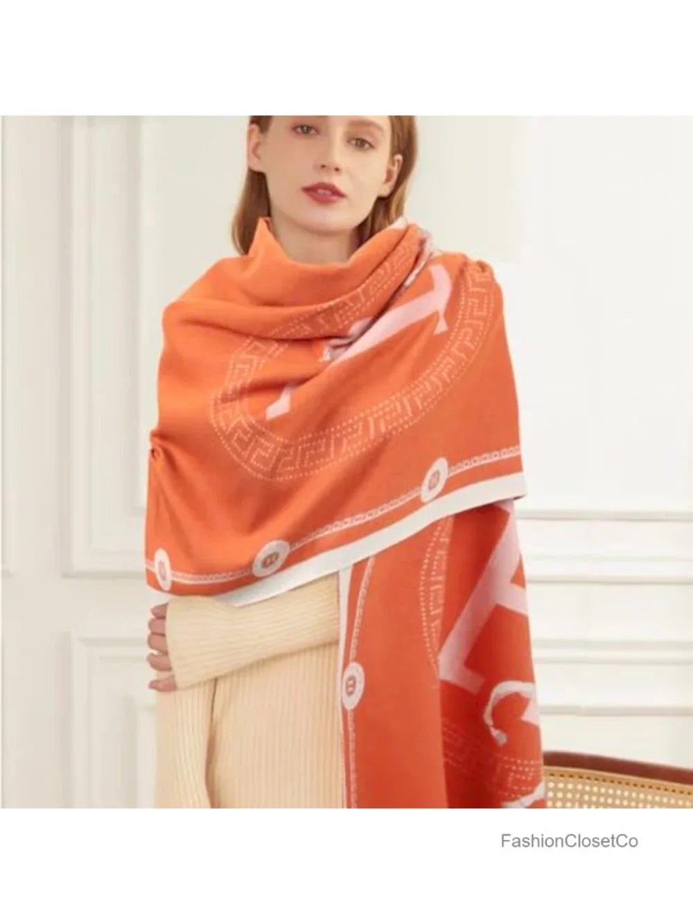 Pashmina Shawl Wrap Women Silky Cashmere Blend Scarf Poncho Cape